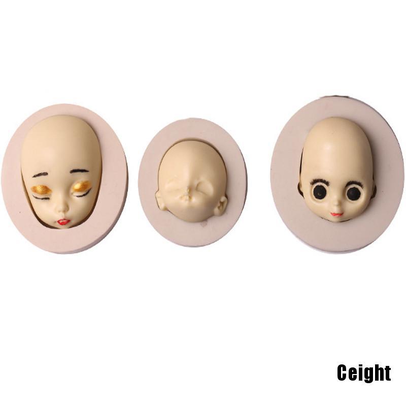 Khuôn Silicone Làm Bánh Hình Búp Bê Xinh Xắn