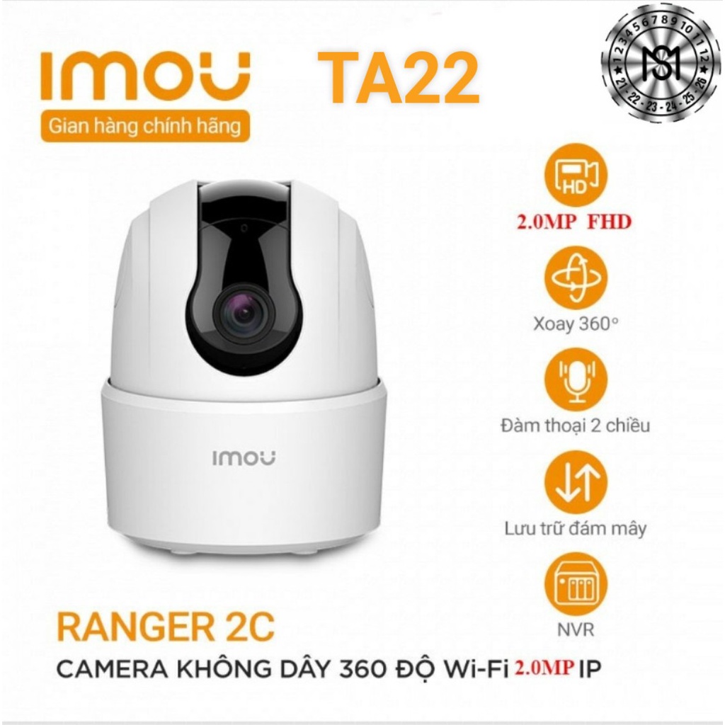 Camera Wifi Imou TA42 4.0Mpx / TA22 2.0Mpx / C22SP 2.0Mpx, Bảo hành chính hãng 2 năm