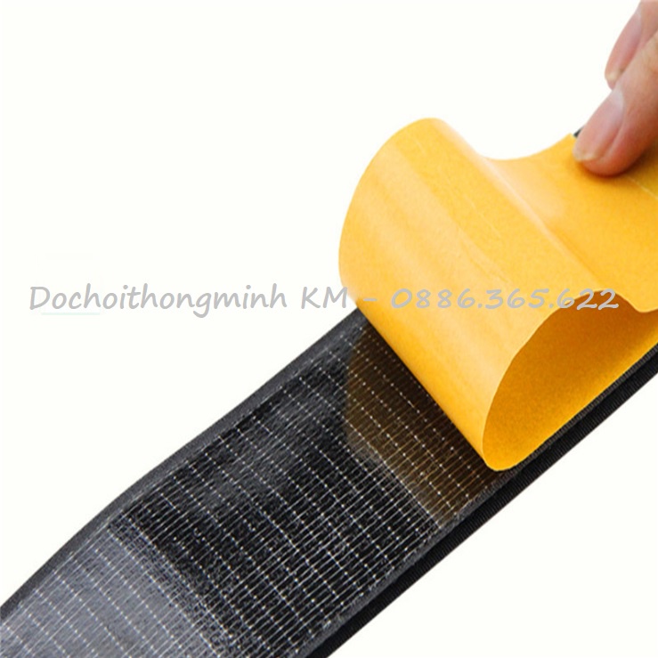 Velcro, băng dính gai, khóa nhám keo dán lưới dán siêu chắc giấy vàng