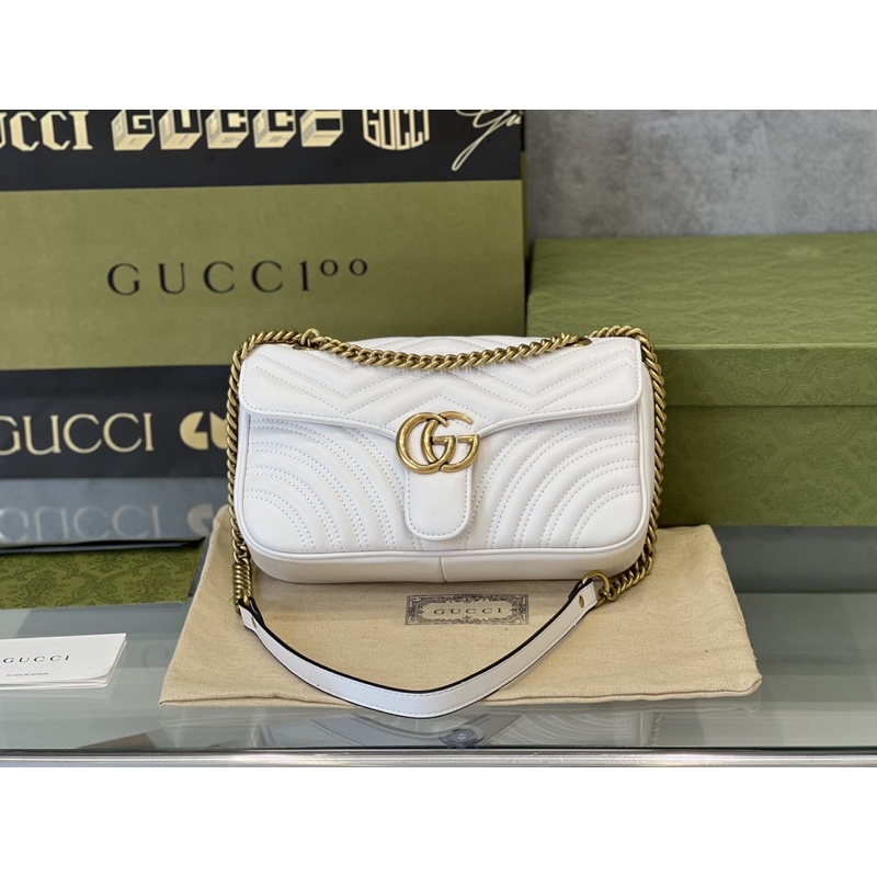 Túi GC mảmont size 26cm da bò da thật