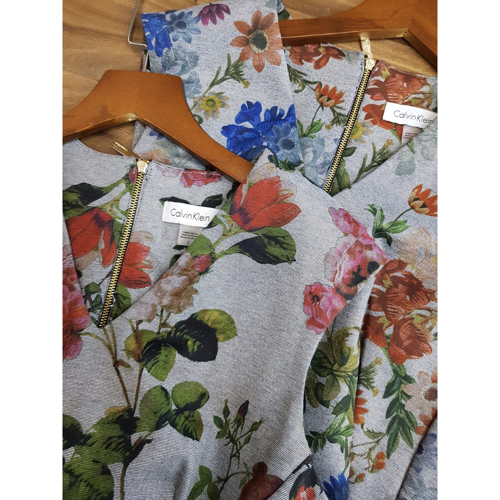 Đầm CK in hoa dáng ôm body mẫu mới