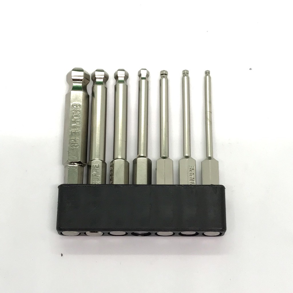 Bộ lục giác bóng tùy chọn kích thước dành cho khoan pin, khoan điện - LGB05