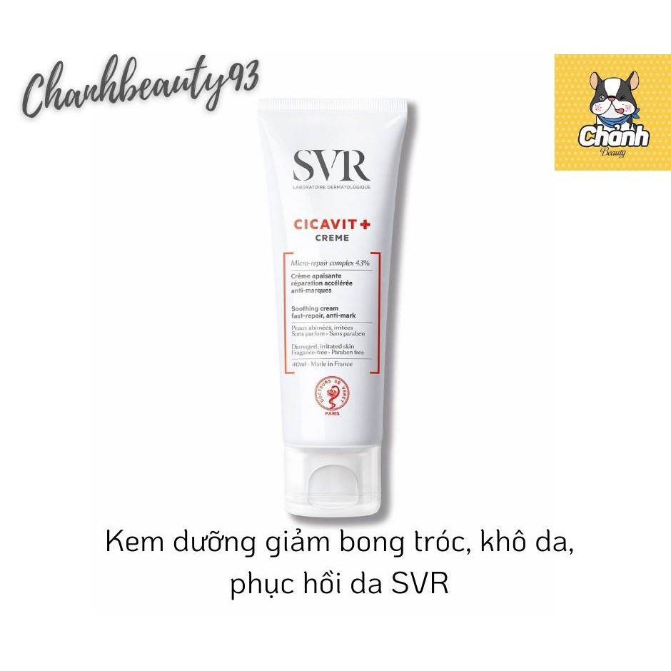 Kem Dưỡng SVR CICAVIT+ Làm Dịu Da, Phục Hồi Da Khô Nứt Nẻ 40ml