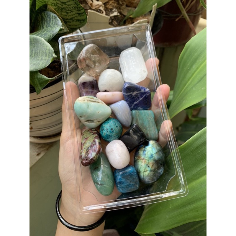 Đá viên tự nhiên sưu tầm - Natural Tumbled Stone