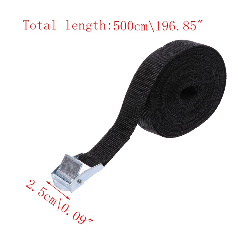 Đai buộc hành lý có khóa kim loại cố định chắc chắn