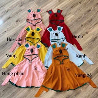Ao chống nang cho be