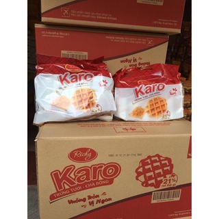 Bánh trứng tươi - chà bông sợi thịt gà Karo (6 chiếc /túi - 26g/chiếc)