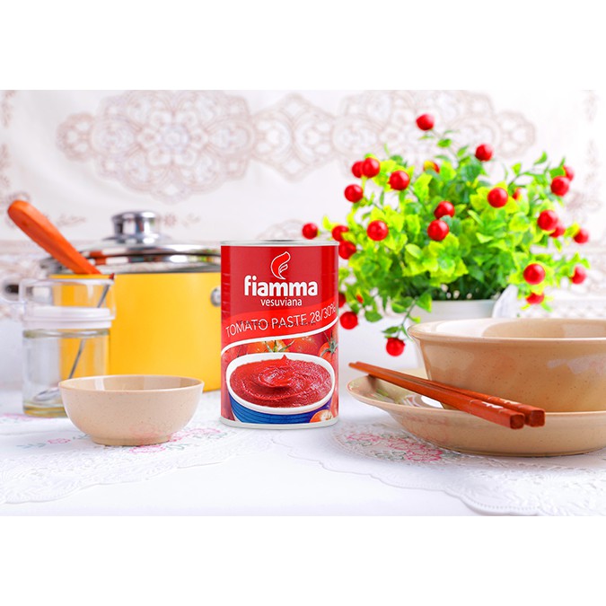 [Mã 77FMCGSALE1 giảm 10% đơn 250K] [400g] Cà chua xay nhuyễn [Italia] FIAMMA Tomato Paste (halal) (a-t) | BigBuy360 - bigbuy360.vn