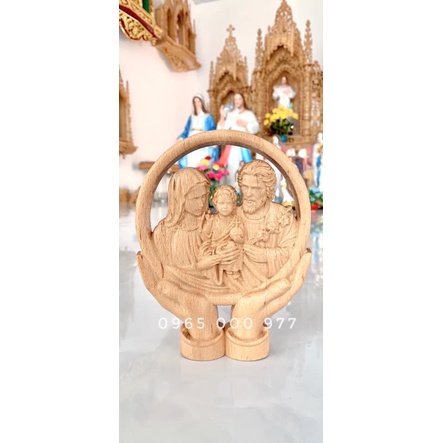 Tượng công giáo mini ( gia đình thánh gia )
