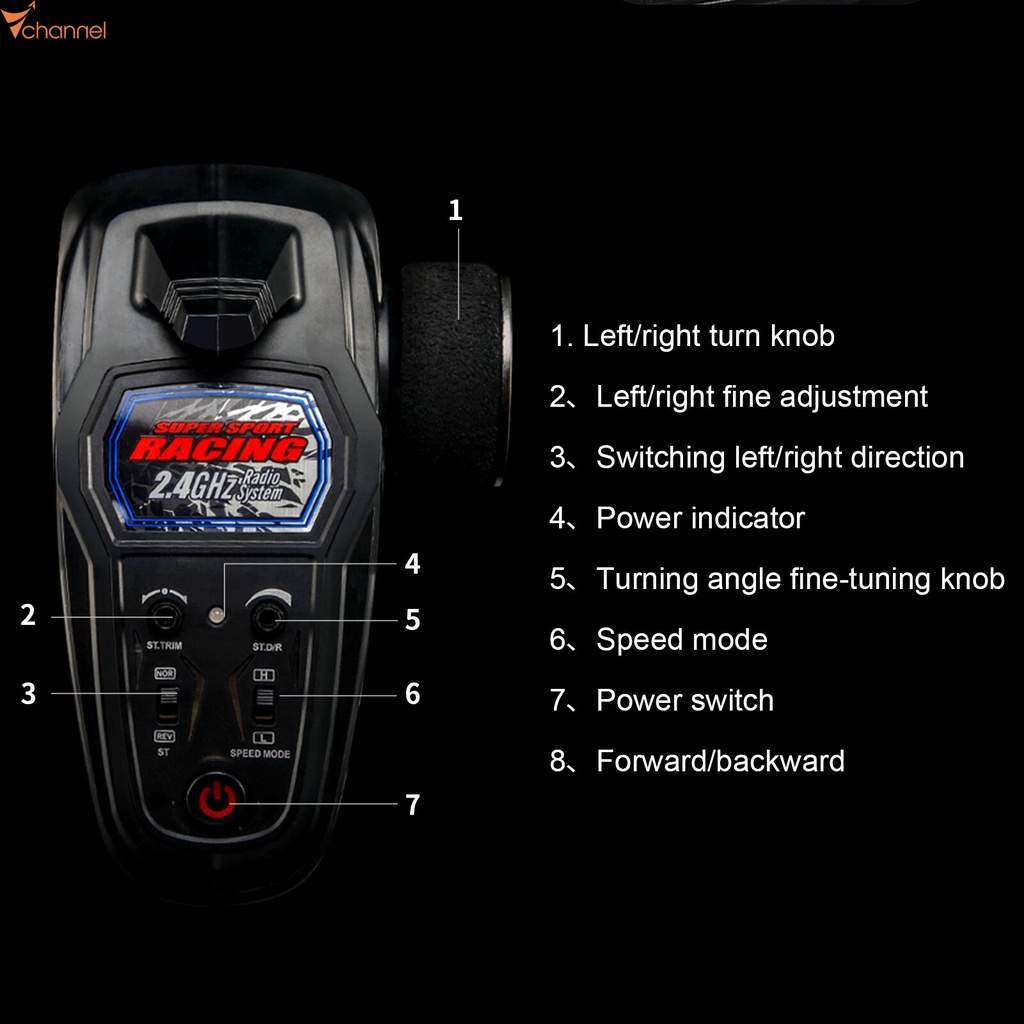 Xe Đua Điều Khiển Từ Xa KF 11, 1/16 RC Car, 2.4GHz, giá luôn tốt nhất
