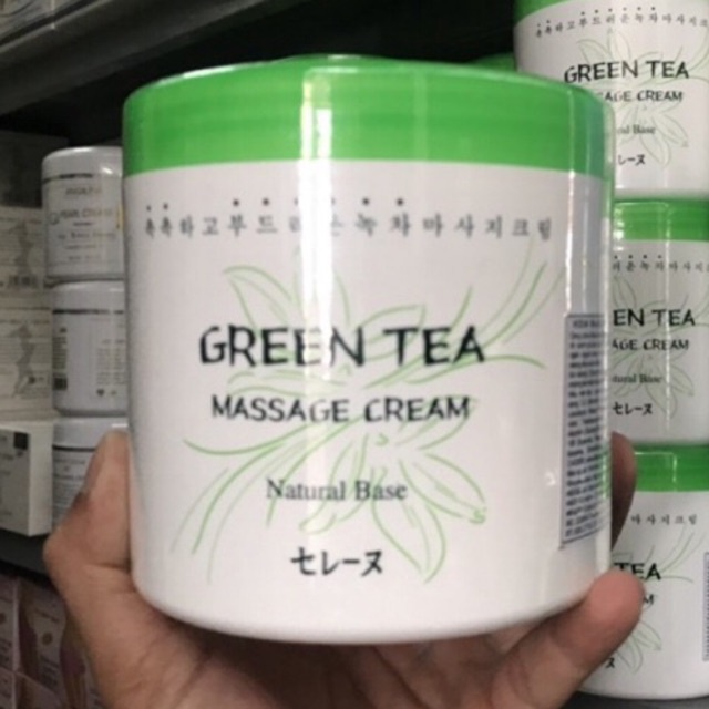 Kem massage trà xanh - Green tea massage cream