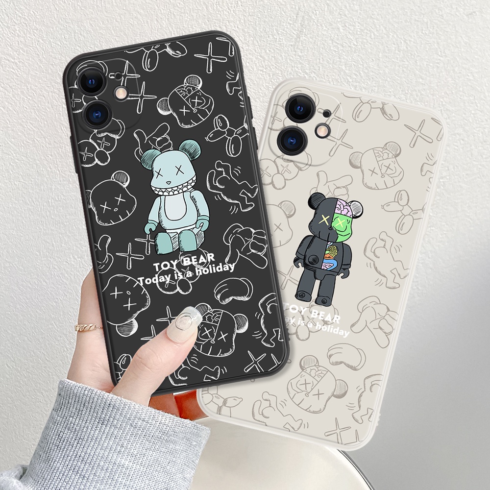 Ốp điện thoại hình gấu Cho Tương thích cho iphone 11 Pro Max XR XS MAX X 13 Pro Max 6S 6 8 7 Plus 12 Pro Max 13 Mini SE