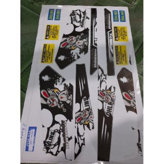 Tem rời dream thỏ rabbit đen trắng
