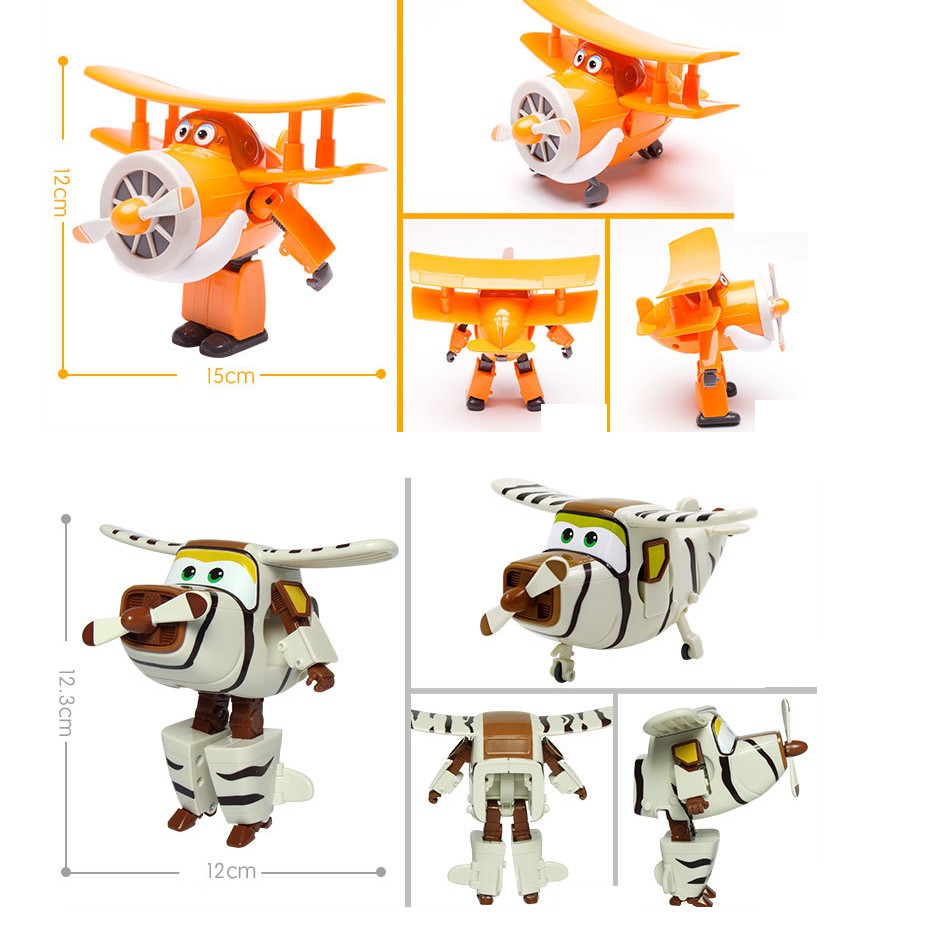 Super wings đội bay siêu đẳng Robot biến hình máy bay cỡ to - Bác Albert Thông Thái