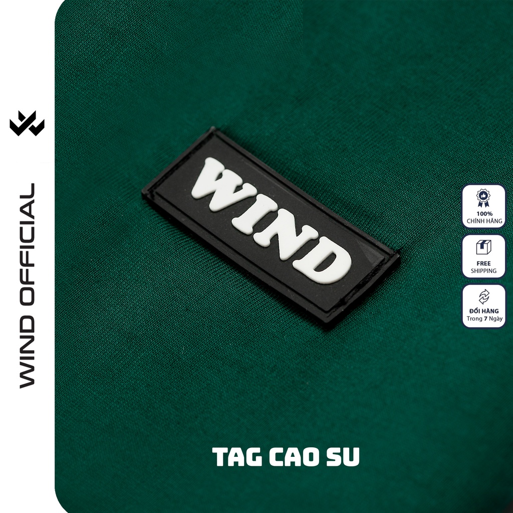 Áo thun tay lỡ unisex WIND phông form rộng 65% Astronaut nam nữ oversize ulzzang