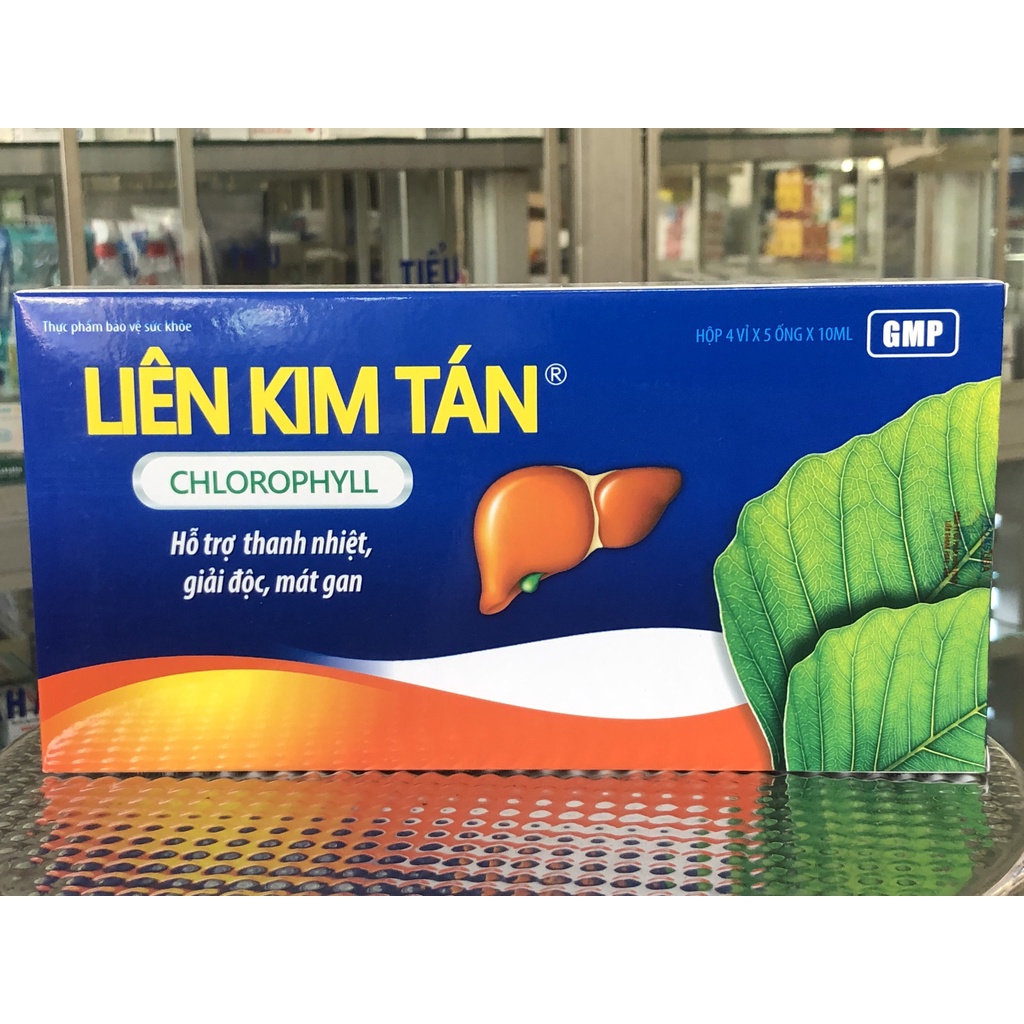 LIÊN KIM TÁN - hỗ trợ thanh nhiệt, giải độc, mát gan - hộp 20 ống x 10ml