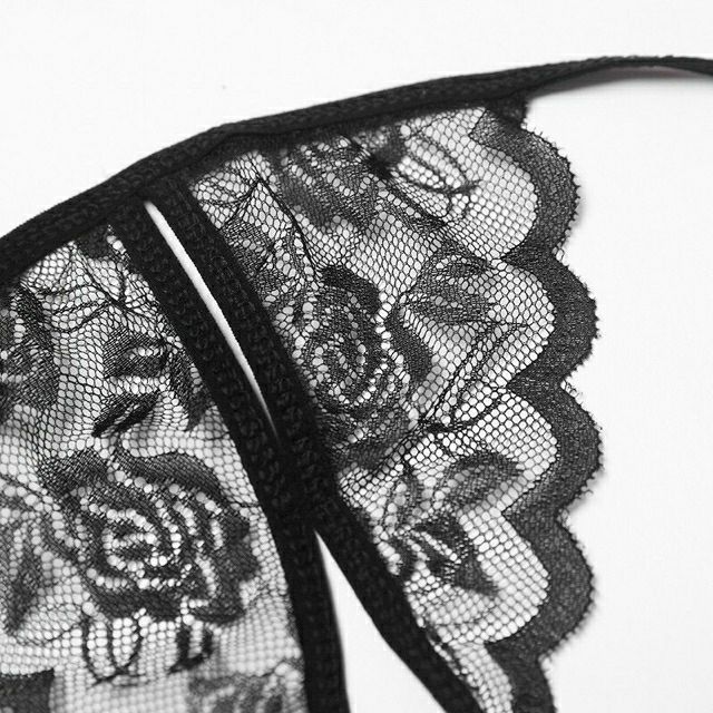 Bộ đồ lót 2 mảnh phối ren hở đáy quyến rũ cho nữ | BigBuy360