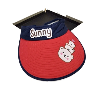 Lovely solid color wide-brimmed hat for babies