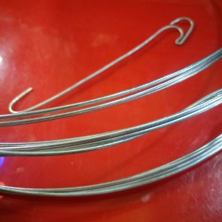 Dây kẽm 1mm.1'5mm. 2mm 1 cuộn khoảng 4 mét