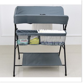 Bàn thay tả đa năng xếp gọn cho bé European Folding Diaper Table (Xám) 2019