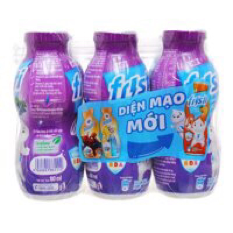 [ Mua nhiều hỗ trợ giảm giá] Sữa trái cây Fristi vị chua đủ mùi lốc 6 chai đầy dưỡng chất cho bé
