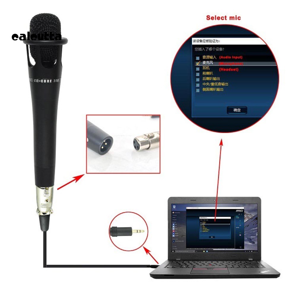 Micro Điện Dung Có Dây Cầm Tay COD-E300