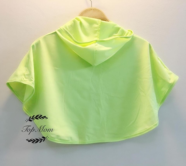 Áo khoát cape che nắng che gió cho bé