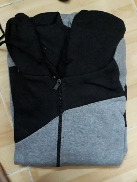 Áo khoác nỉ nam dây kéo 2 lớp, cổ cao, có nón, kiểu dáng Hàn Quốc giá tốt -3108 | BigBuy360 - bigbuy360.vn