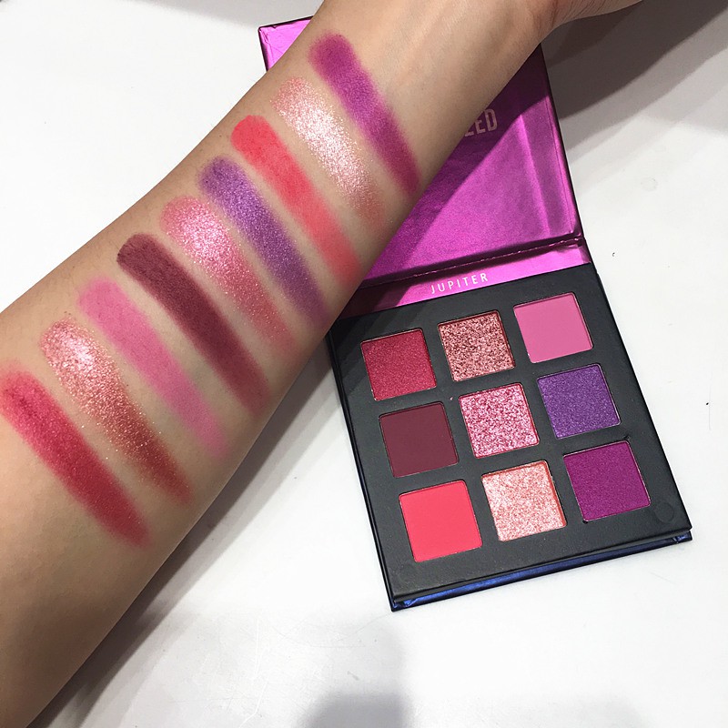 Bảng phấn mắt mờ 9 màu BEAUTY GLAZED 15 sắc độ tùy chọn