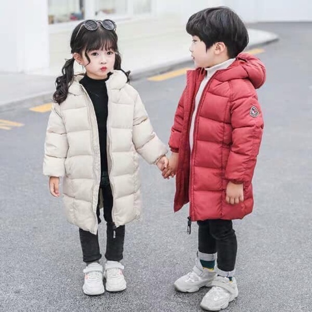 Áo phao dài cho bé