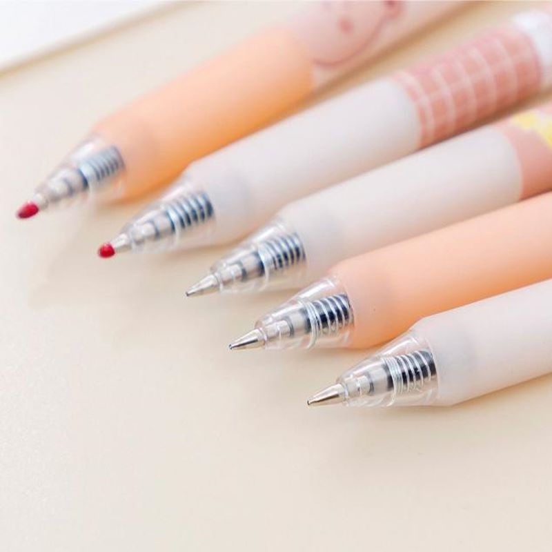 Bút Mực Gel/Bút Mực Đen Ngòi 0.5mm Cho Học Sinh/Văn Phòng