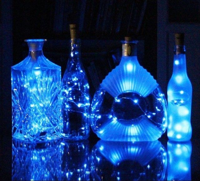 Dây đèn led đom đóm Fairy light 5m kiểu dáng nút chai trang trí