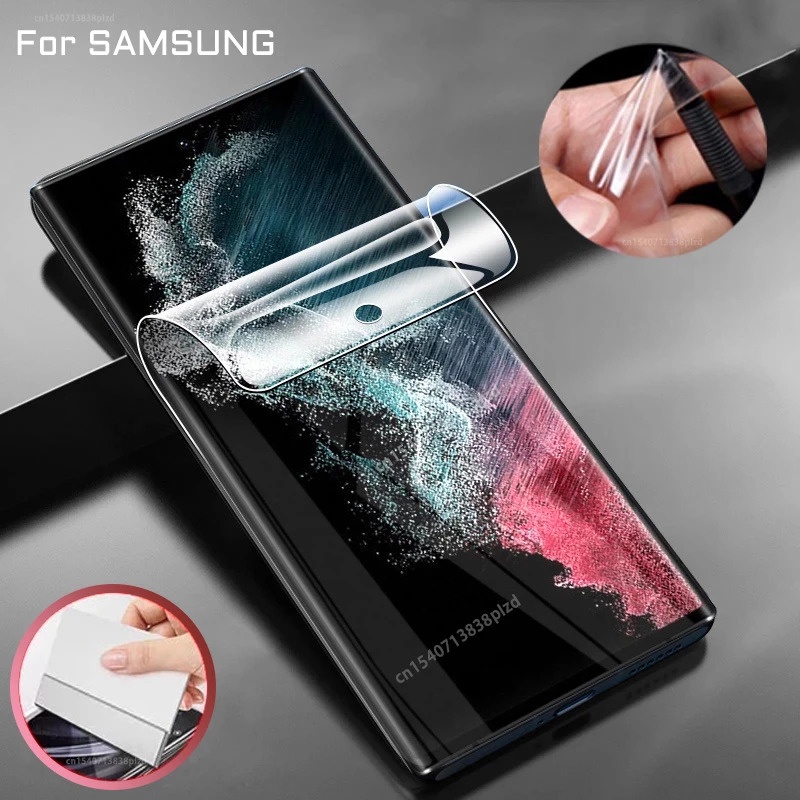 Bộ dán cường lực dẻo full trước sau Samsung S22 Ultra, S22, S22 Plus, S21 Ultra, S21, S21 Plus, S20 Ultra, S20, S20 Plus