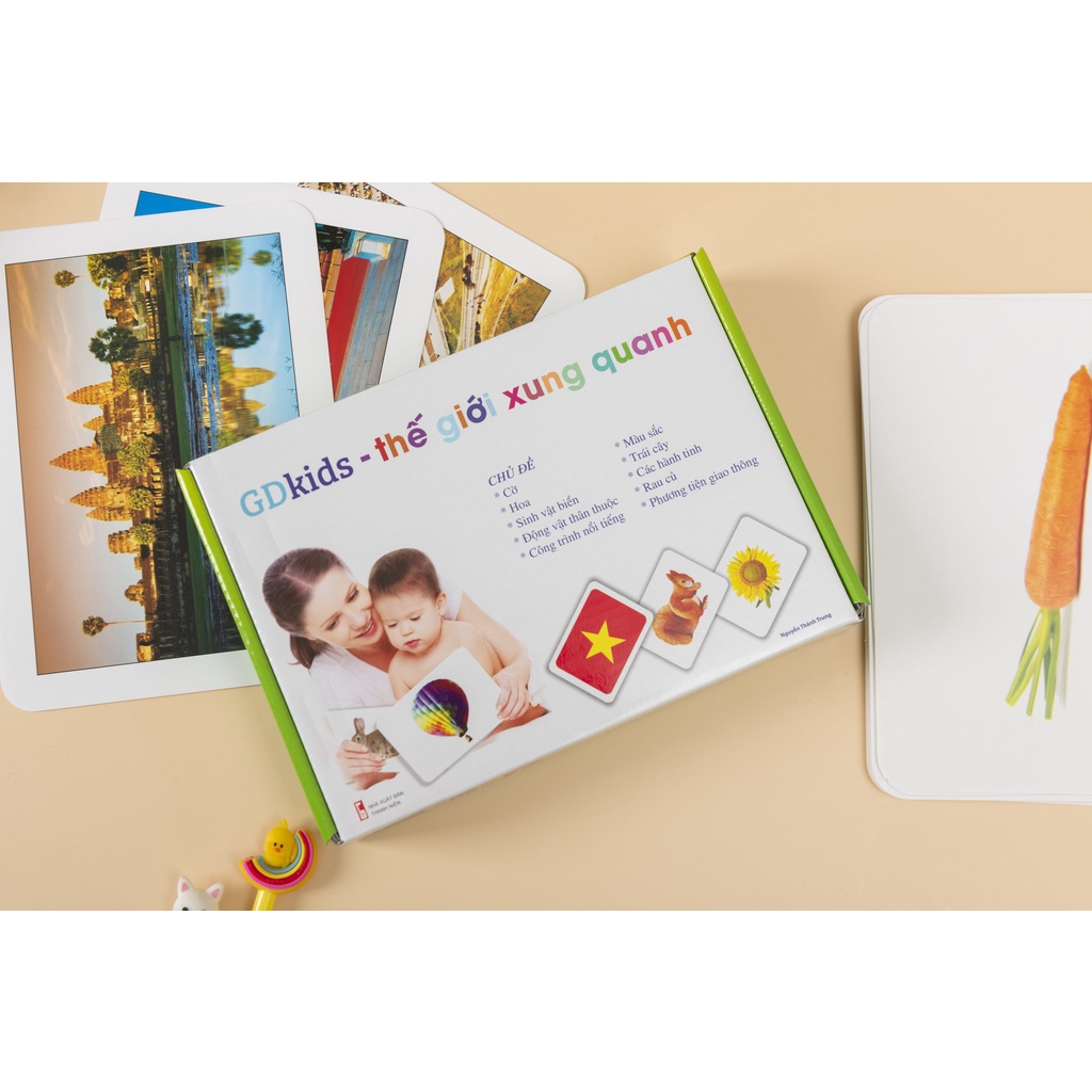 Flashcard Dạy trẻ thế giới xung quanh Glenn Doman - Bộ 300 Thẻ Học Thông Minh Cho Bé - TN0006