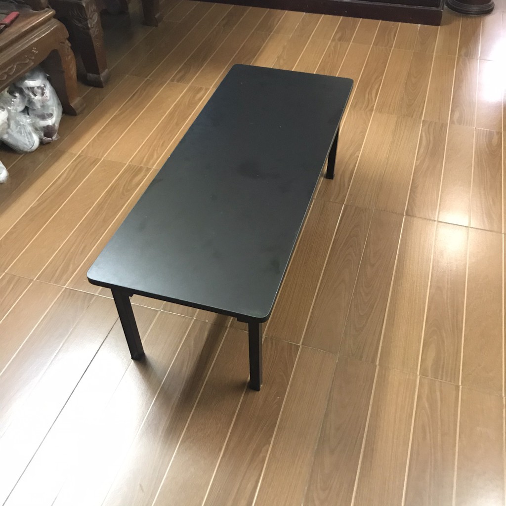 Bàn gỗ 𝐠𝐚̂́𝐩 𝐠𝐨̣𝐧 chân sắt, dùng để làm việc, bàn ăn, dễ dàng gấp gọn khi không sử | BigBuy360 - bigbuy360.vn