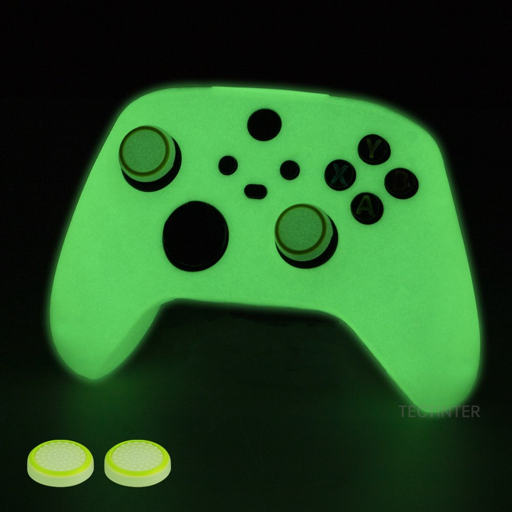 Vỏ Silicon Bảo Vệ Tay Cầm Chơi Game Xbox Series X / S Có Đèn Phát Sáng