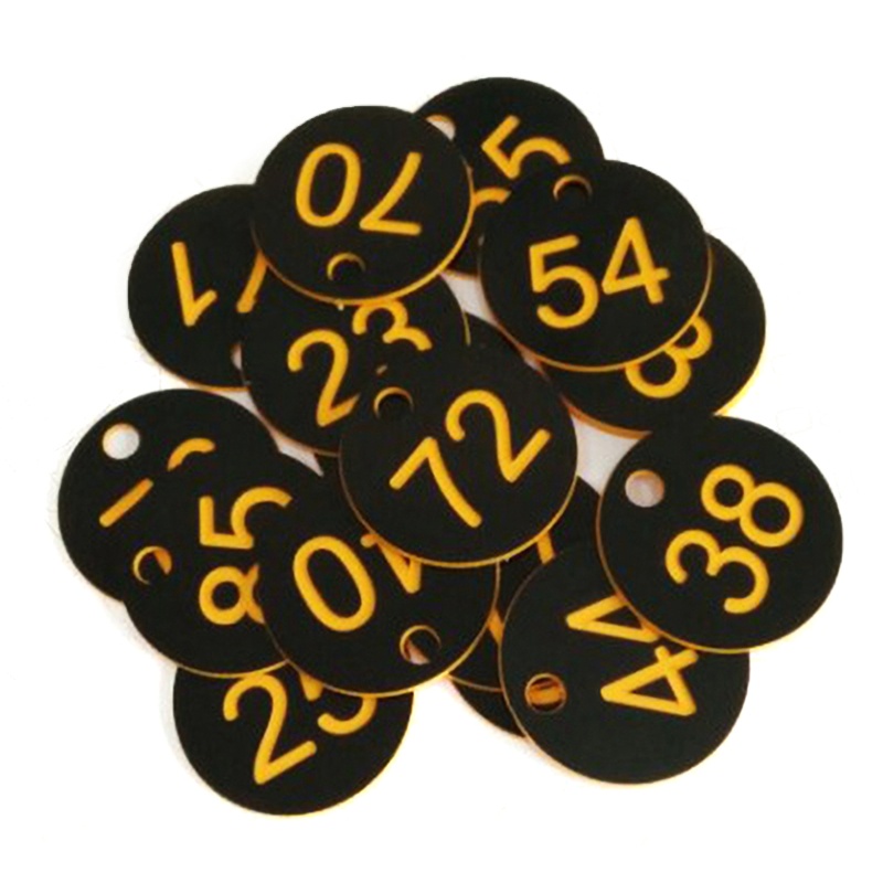 Set 1-100 Thẻ Ghi Số Một Mặt Màu Sáng Kèm 100 Thẻ Đánh Dấu Tiện Dụng