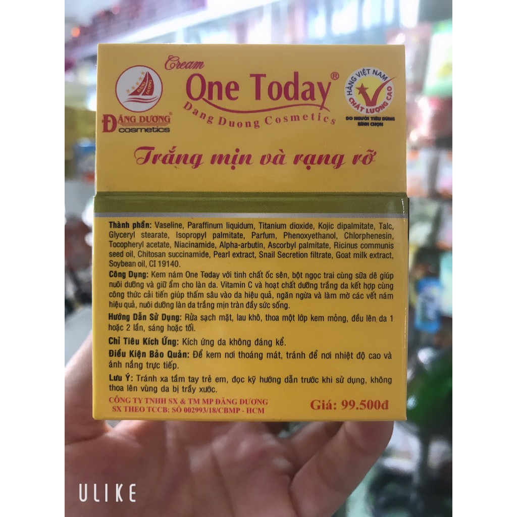 kem ốc sên one to day nám 9g ( lên giá mới)