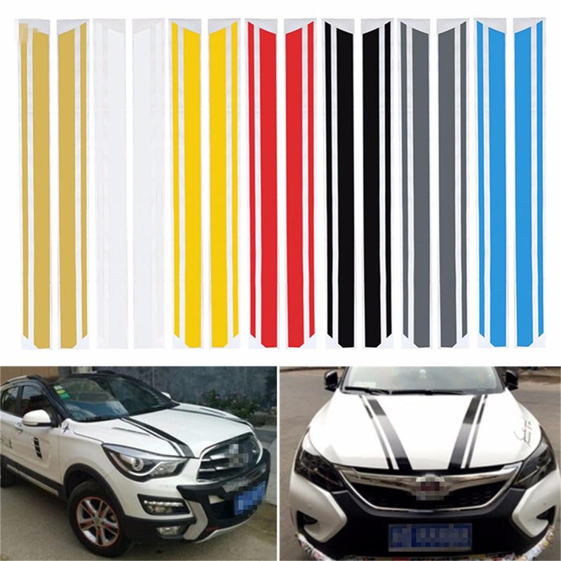 Hình dán trang trí xe hơi chống thấm nước 125 X 12cm