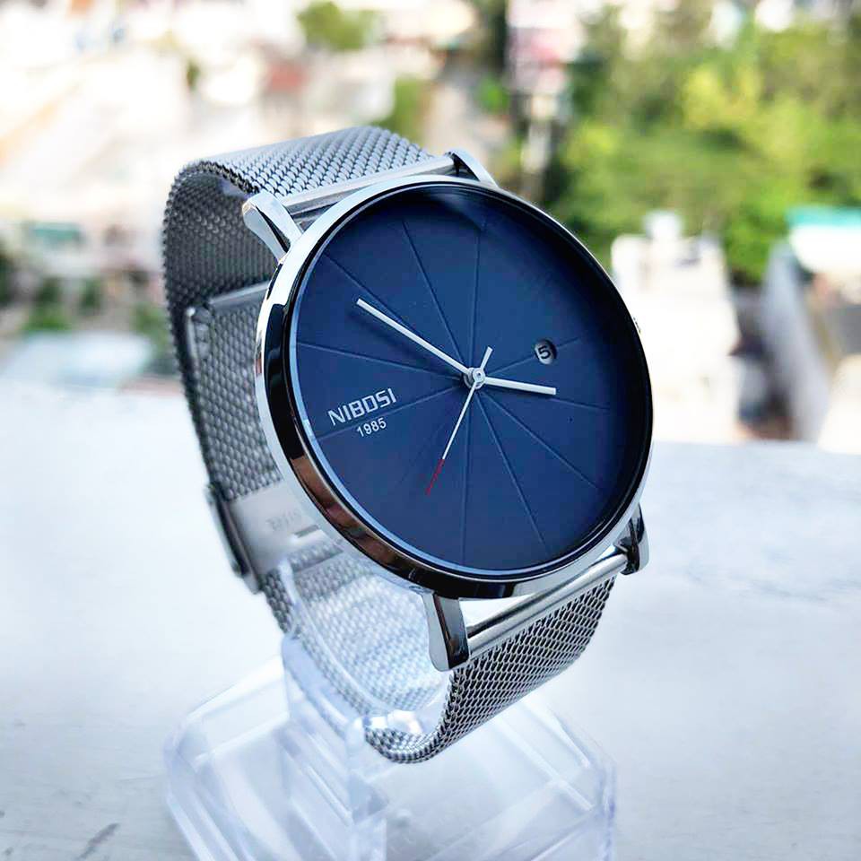 [SIÊU SỈ] Đồng Hồ Nam Nibosi Dây Lưới Chính Hãng Tặng Vòng Tay Tì Hưu | BigBuy360 - bigbuy360.vn