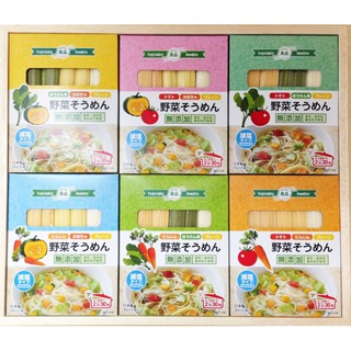 Hộp 6 bó x 30g Mì somen rau củ quả 7m+ Nhật