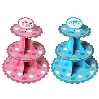 kệ bánh cupcake chấm bi 02