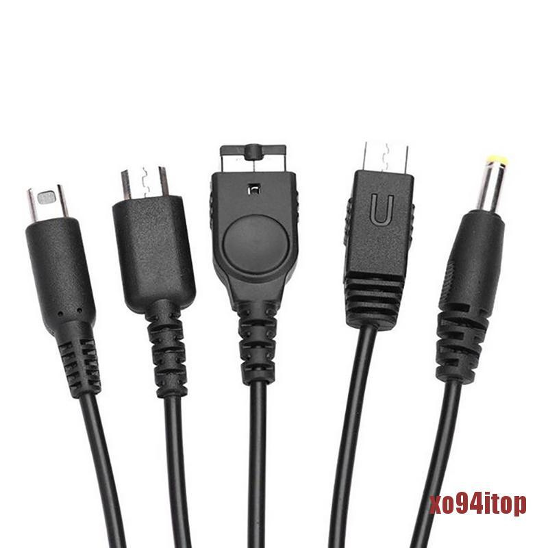 Dây Cáp Sạc Usb 5 Trong 1 Đa Năng Cho Máy Chơi Game