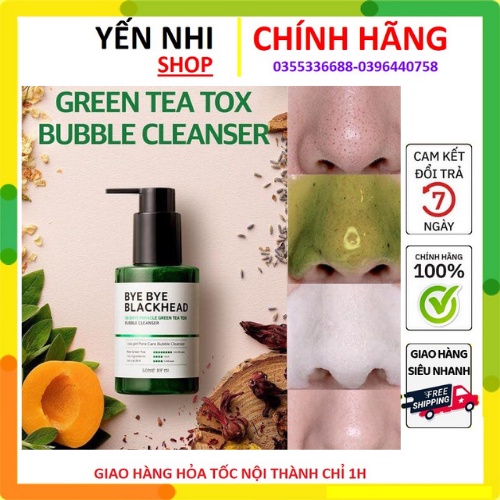 Sữa Rửa Mặt Sủi Bọt Loại Bỏ Mụn Đầu Đen Some By Mi Bye Bye Blackhead 30 Days 120ml