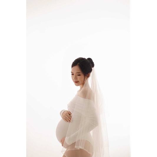 ◘Bodysuit bầu bẹt vai ( có sẵn)