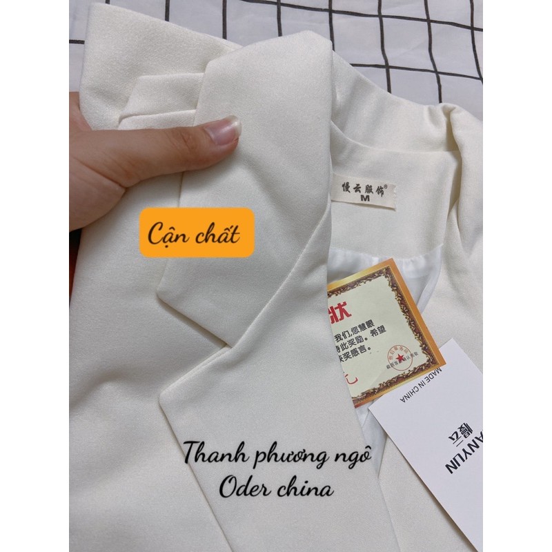ÁO BLAZER TRẮNG VÀ ĐEN HÀNG 2 LỚP HÀNG QUẢNG CHÂU | BigBuy360 - bigbuy360.vn