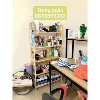 kệ gỗ đa năng 4 tầng 80 cm