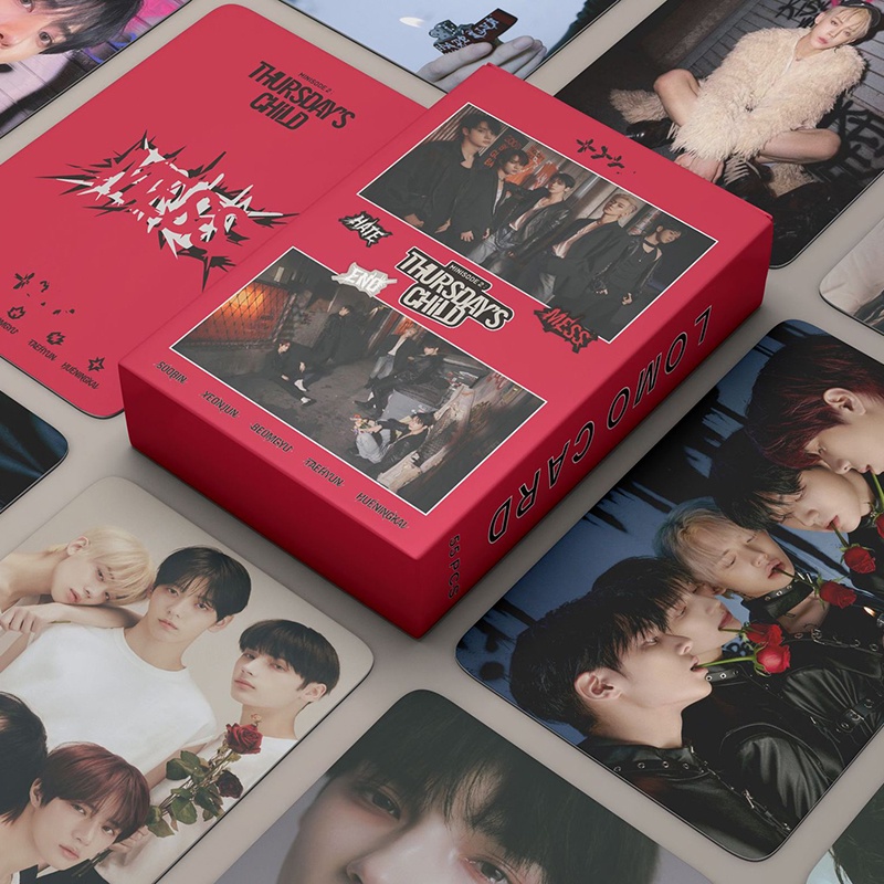 Hộp 54 Tấm Thẻ Hình TXT Photocards Độc Đáo Cho Bé