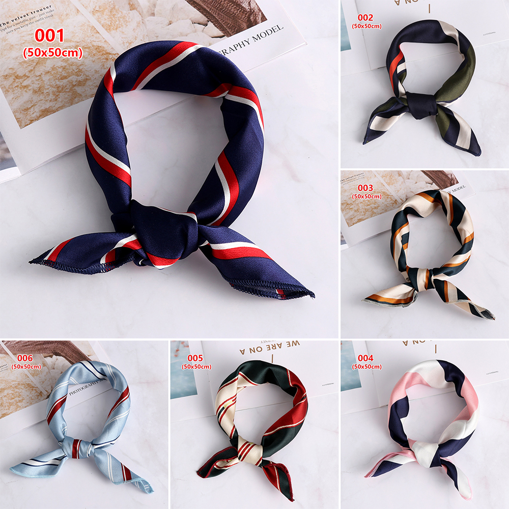 Khăn lụa choàng cổ phong cách vintage cổ điển thời trang cho nữ