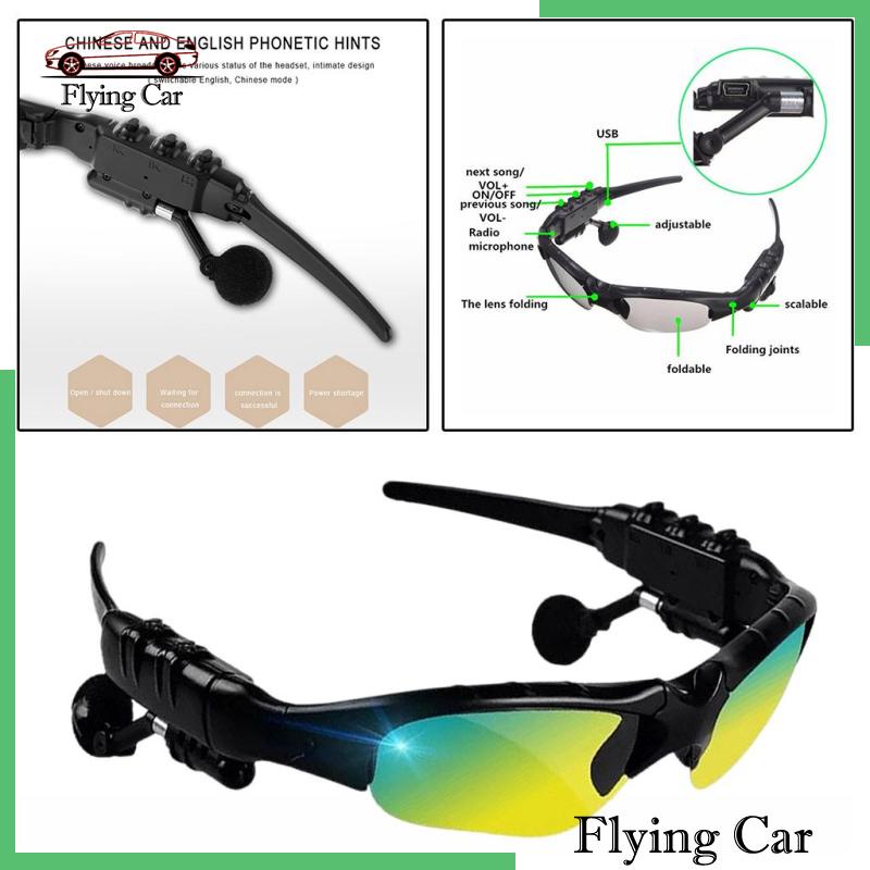 Kính Mát Tích Hợp Tai Nghe Bluetooth Lzdjfmy2 Phong Cách Thể Thao Cho Nam